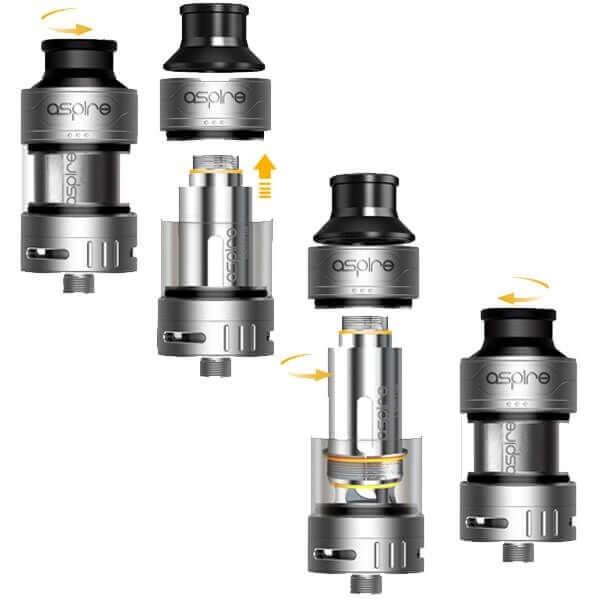 Aspire Cleito 120 Pro Tank dismantle instructions