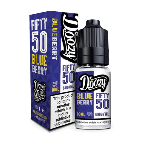 doozy fifty 50 blueberry vape juice