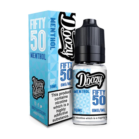 doozy fifty 50 menthol flavour vape juice