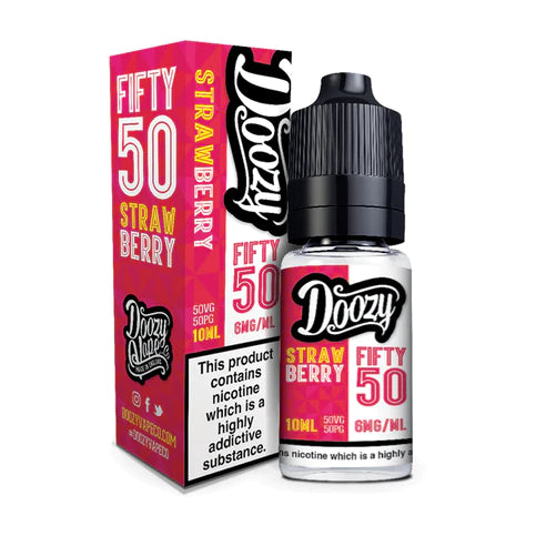doozy fifty 50 strawberry flavour e liquid