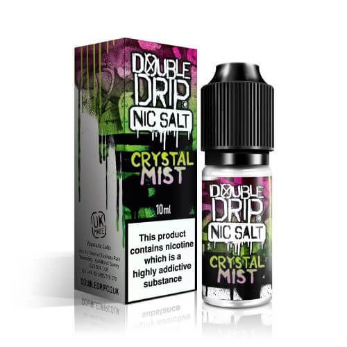 Double Drip Nic Salt Crystal Mist 10ml eliquid Bottle