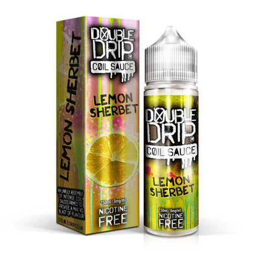 Double Drip Lemon Sherbet 50ml Bottle Vape Liquid Short Fill Juice