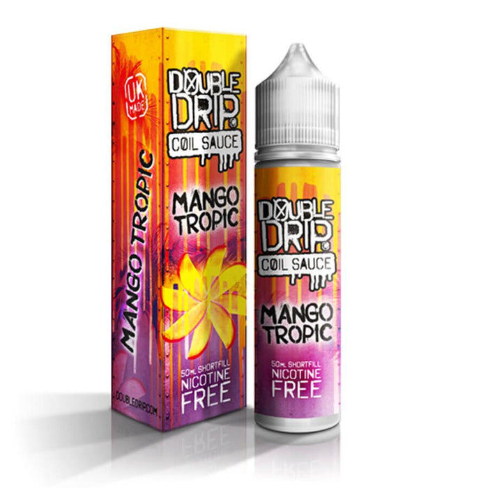 Double Drip Mango Tropic 50ml Vape Juice Shortfill Eliquid