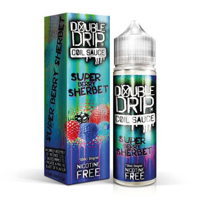 Double Drip Super Berry Sherbet Short fill Vape eliquid 50ml vape Juice Bottle 