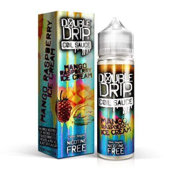 Double Drip Mango Raspberry Ice Cream 50ml Bottle Vape Liquid Short Fill Juice