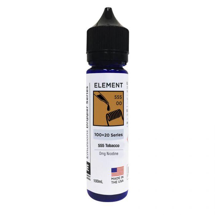 Element Dripper 555 Tobacco 100ml Shortfill eliquid vape juice