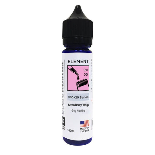 Element Dripper Strawberry Whip 100ml Shortfill eliquid vape juice