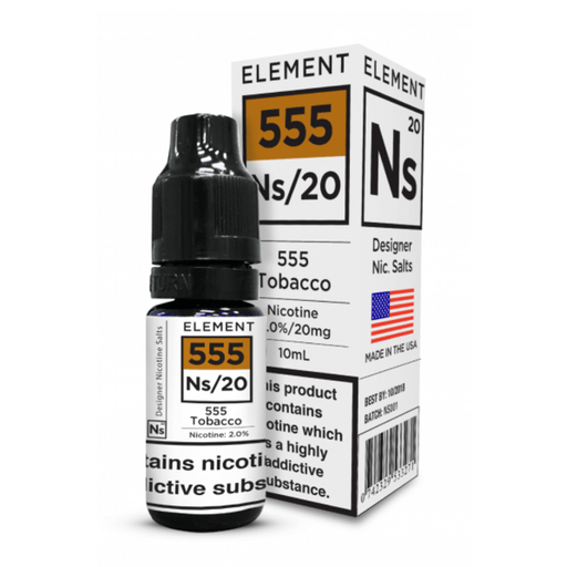 Element NS20 555 Tobacco 10ml Nic Salt eliquid vape juice