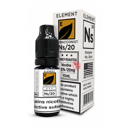 Element NS20 Honey Roasted Tobacco 10ml Nic Salt eliquid vape juice