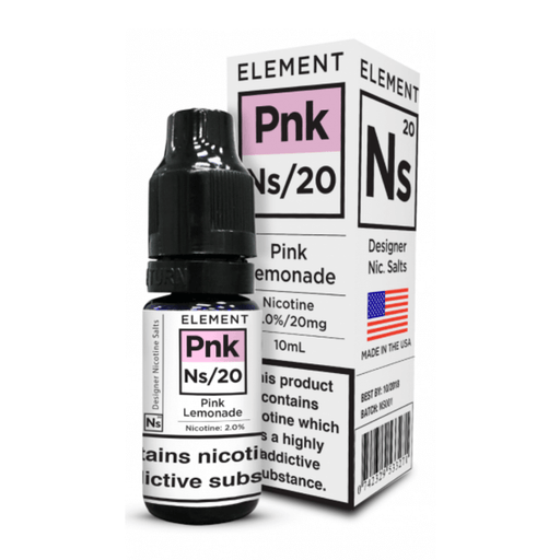 Element NS20 Pink Lemonade 10ml Nic Salt eliquid vape juice