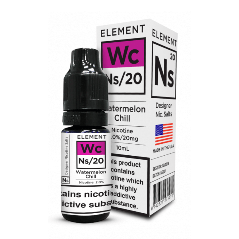 Element NS20 Watermelon Chill 10ml Nic Salt eliquid vape juice