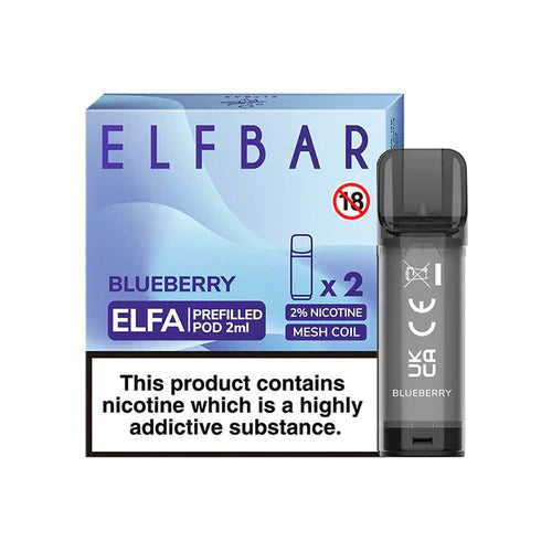 Elf Bar Elfa Blueberry Flavour Pre Filled Pods
