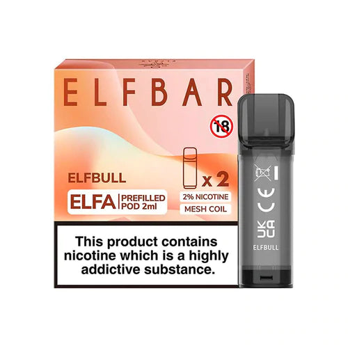 Elf Bar Elfa Elfbull Flavour Pre Filled Pods