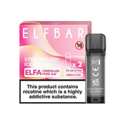 Elf Bar Elfa Strawberry Ice Cream Flavour Pre Filled Pods