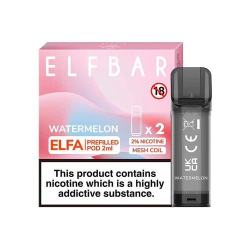 Elf Bar Elfa Watermelon Flavour Pre Filled Pods