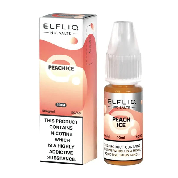 ElfLiq Peach Ice E-liquid by ElfBar 10ml