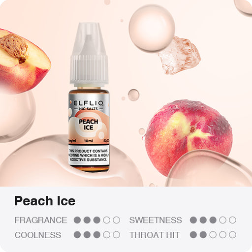 ElfLiq Peach Ice E liquid by ElfBar profile