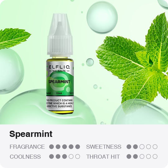 Elf Bar ElfLiq Vape Liquid Spearmint Nic Salt