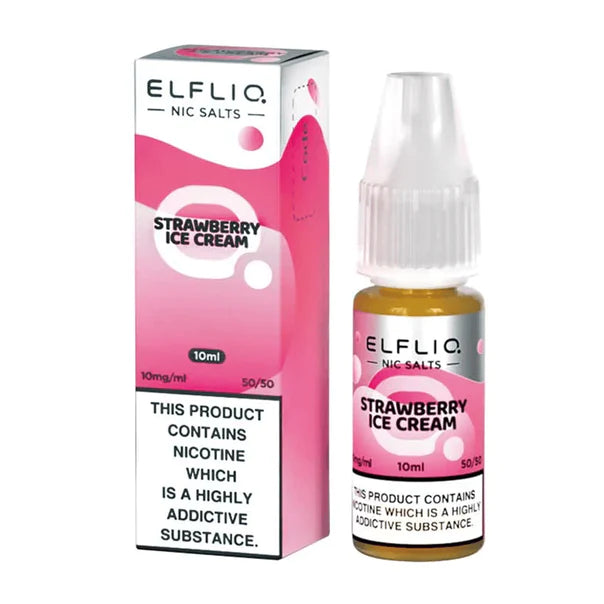 ElfLiq Strawberry Ice Cream E-liquid by ElfBar