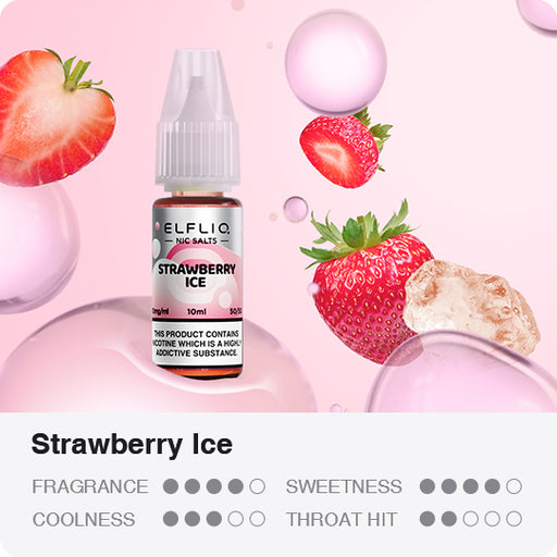 ElfLiq Strawberry Ice E liquid by ElfBar profile