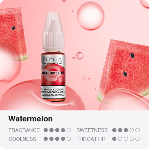 Elf Bar ElfLiq Vape Liquid Watermelon Nic Salt