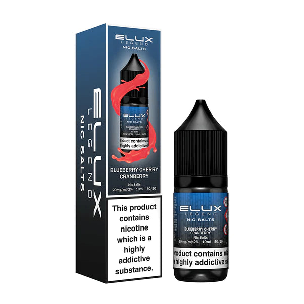 Blueberry Cherry Cranberry Elux Legend Nic Salt vape juice
