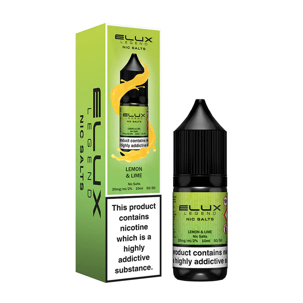 Lemon and Lime Elux Legend Nic Salt Vape Juice