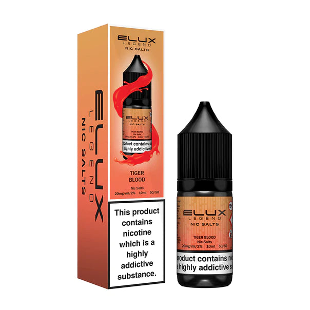 Tiger Blood Elux Legend Nic Salt Vape Juice