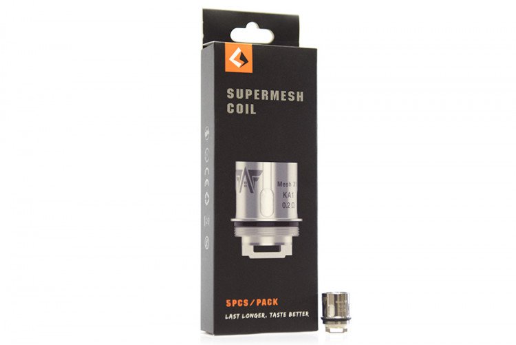 Geekvape Supermesh Coils x1 0.2ohms or x2 0.3ohms 5 pack
