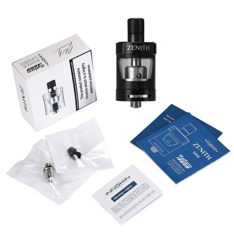 Innokin Zenith D22 Vape Tank Black Contents