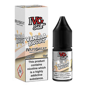 vanilla biscuit nic salt eliquid bottle