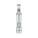 Aspire K1 Vape Tank Silver with a Glass Tank and Metal Curved Drip Tip