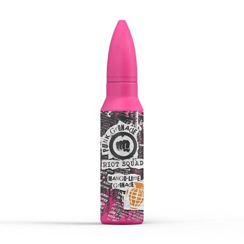 Riot Squad Punk Mango Lime Grenade 50ml Short Fill Eliquid vape juice