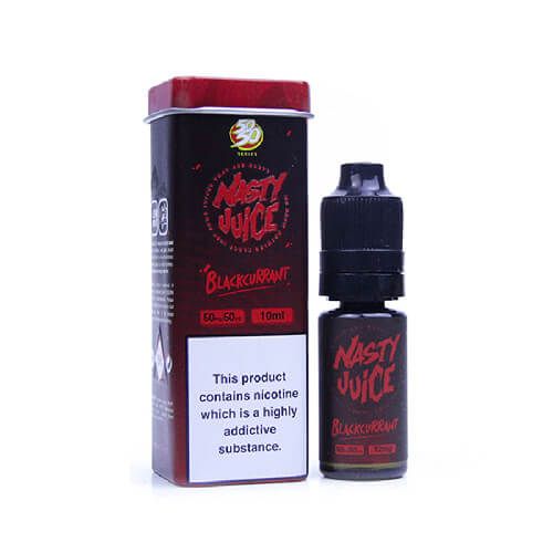 Nasty Juice Blackcurrant Bad Blood 50/50 10ml eliquid