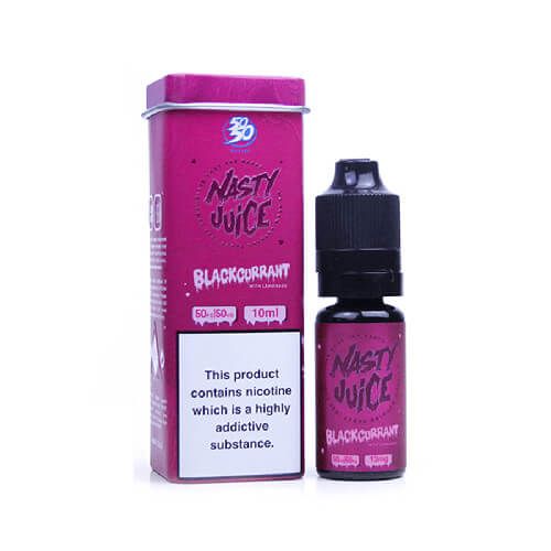Nasty Juice Blackcurrant Lemonade Wicked Haze 50/50 vape eliquid 10ml bottle