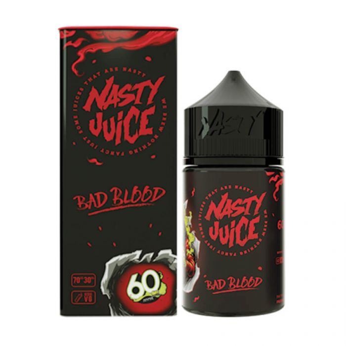Nasty Juice Blackcurrant Bad Blood 50ml Short Fill Vape Juice eliquid