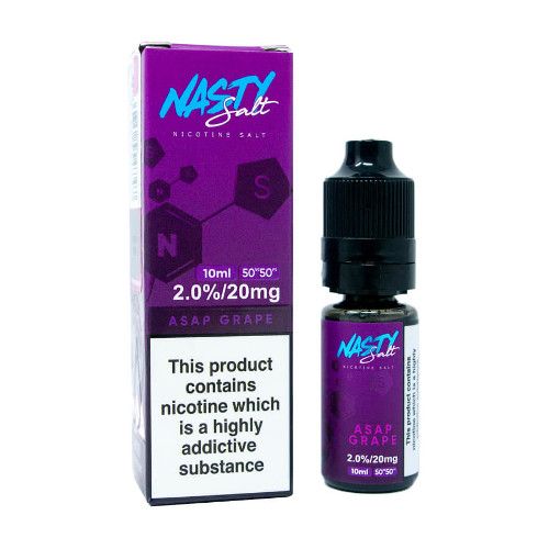 Nasty Salt Asap Grape Nic Salt 10ml Bottle