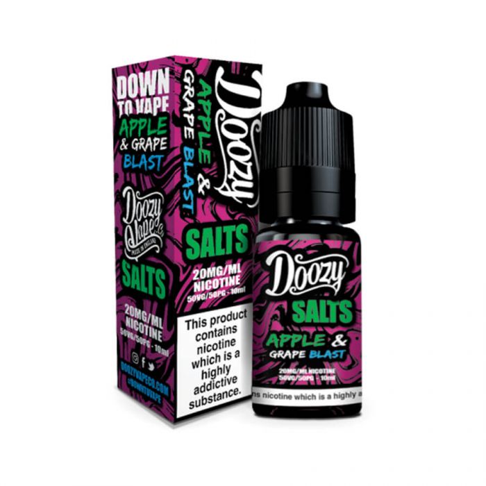 Doozy Vape Apple and Grape Blast Nicotine Salt Nic Salt 10ml Bottle