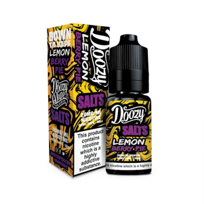 Doozy Vape Lemon Berry Pie Nicotine Salt Nic Salt 10ml Bottle