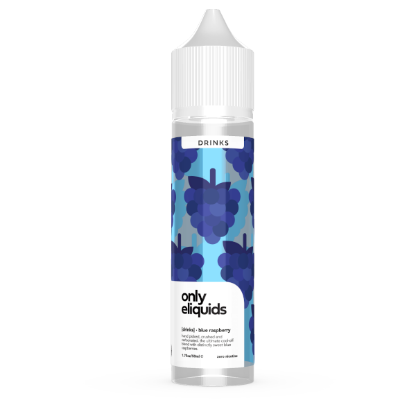 Only Eliquid Blue Raspberry 50ml Short Fill Vape Juice