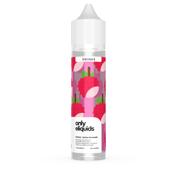 Only Eliquid Lychee Lemonade 50ml Short Fill Vape Juice
