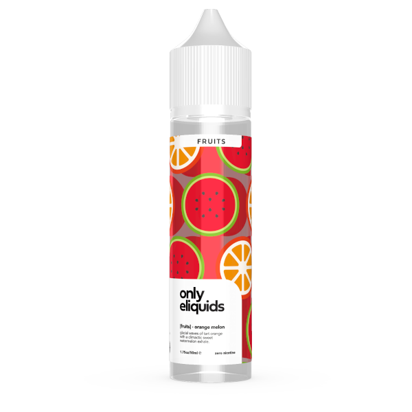Only Eliquid Orange Melon 50ml Short Fill Vape Juice