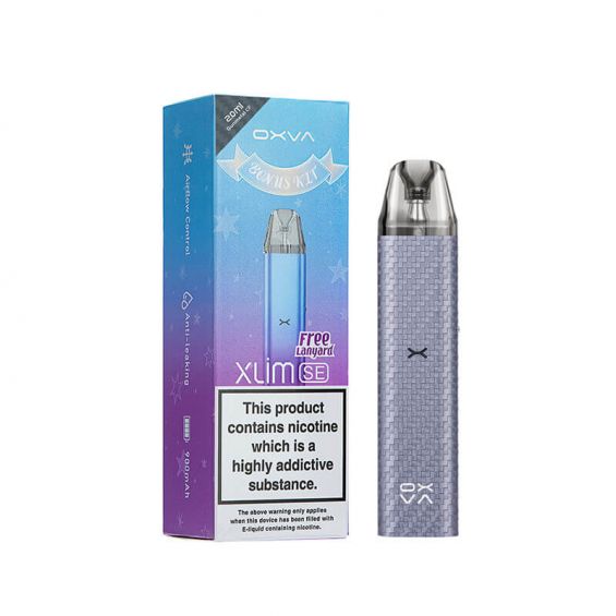 OXVA XLIM SE Limited Edition Bonus Kit Gunmetal Carbon Fibre