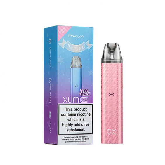 OXVA XLIM SE Limited Edition Bonus Kit Pink Carbon Fibre