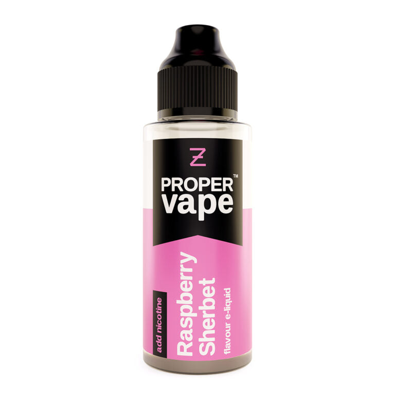Zeus Juice Proper Vape Raspberry Sherbet 100ml Short fill eliquid