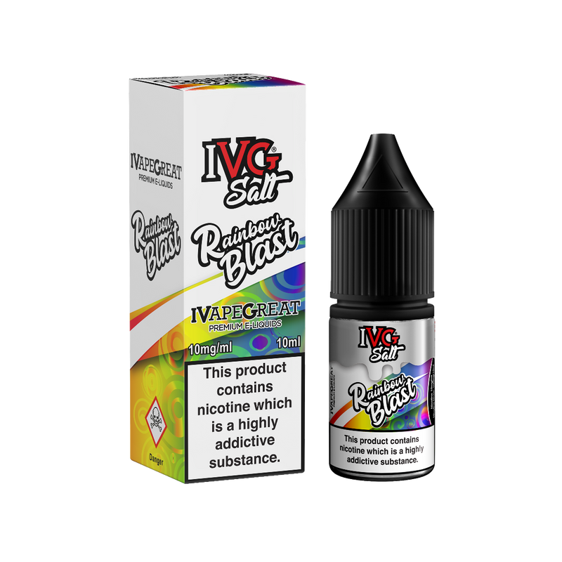 IVG Salt Rainbow Blast Nic Salt 50/50 10ml eliquid vape juice