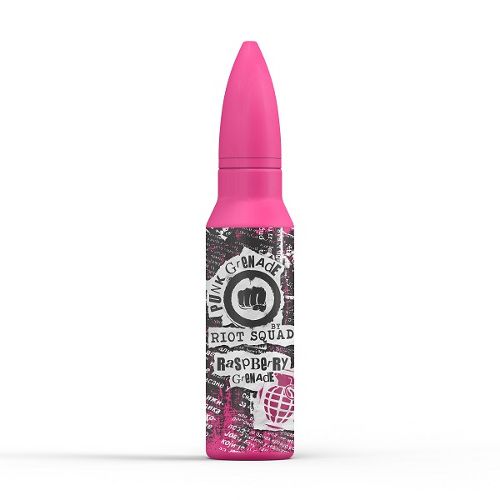 Riot Squad Punk Raspberry Grenade 50ml Short Fill Eliquid vape juice