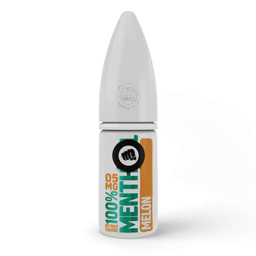 Riot Squad 100% Menthol Melon Flavour Nicotine Salt 10ml Vape Juice Bottle