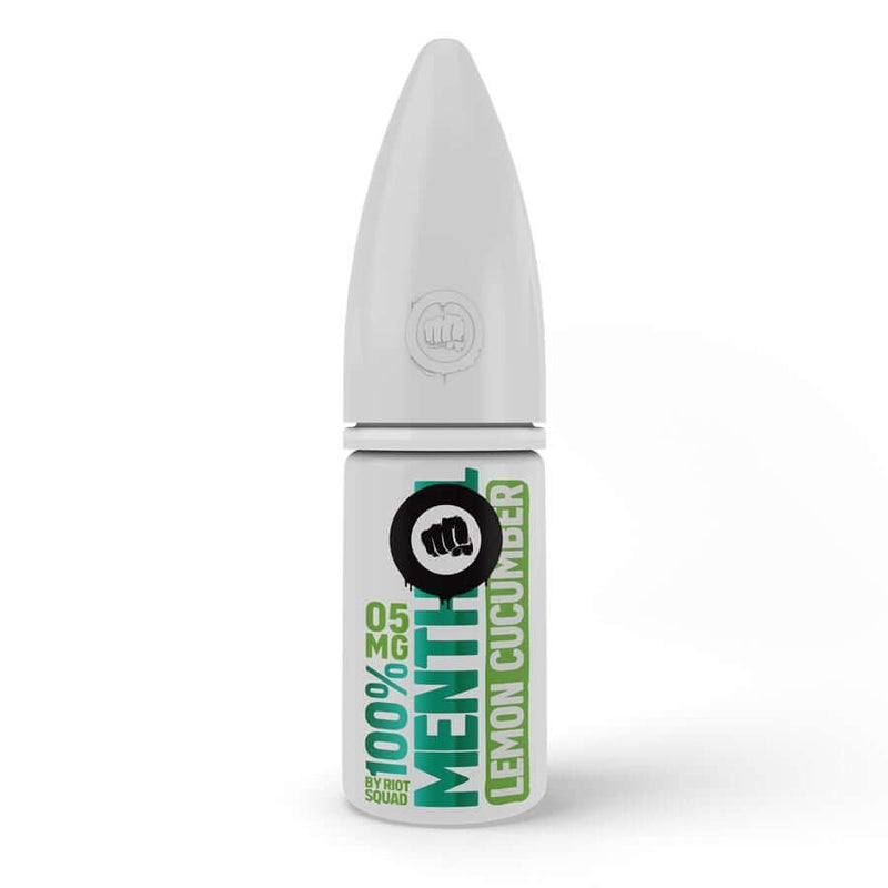 Riot Squad 100% Menthol Lemon Cucumber Nic Salt 10ml Bottle