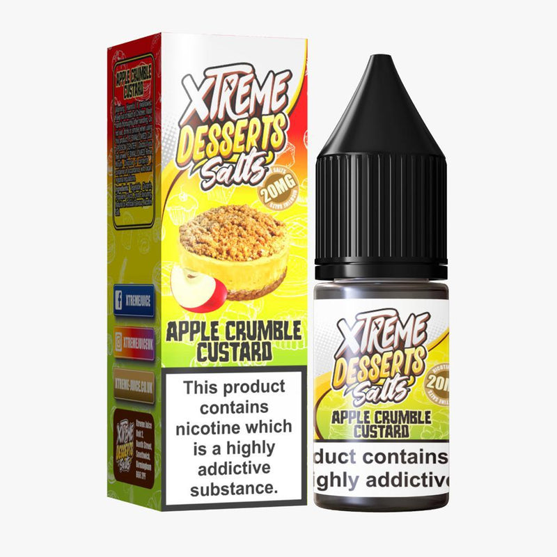 Apple Crumble Custard Nic Salt